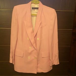 Pink Double Breasted Blazer
